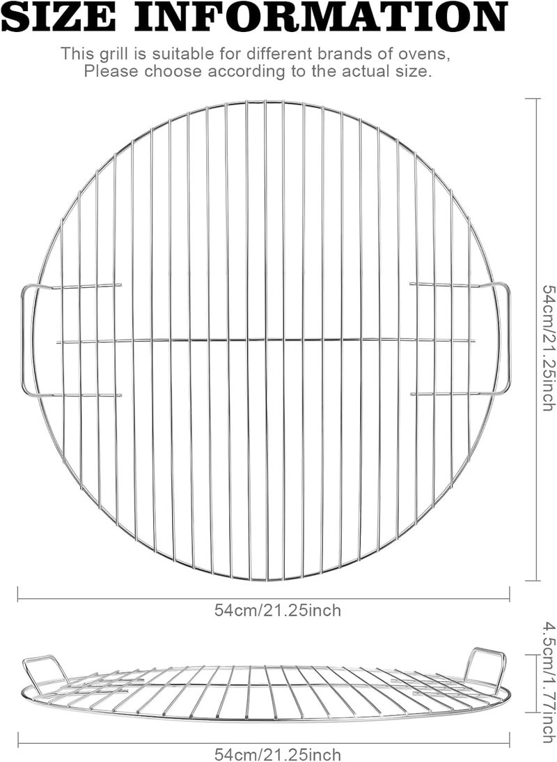 Coolbird Replacement Cooking Grate, Fits 22 inch Weber Charcoal Grills (22" Original Kettle and Original Kettle Premium, Master-Touch, Bar-B-Kettle, Performer), Silver - Image 3
